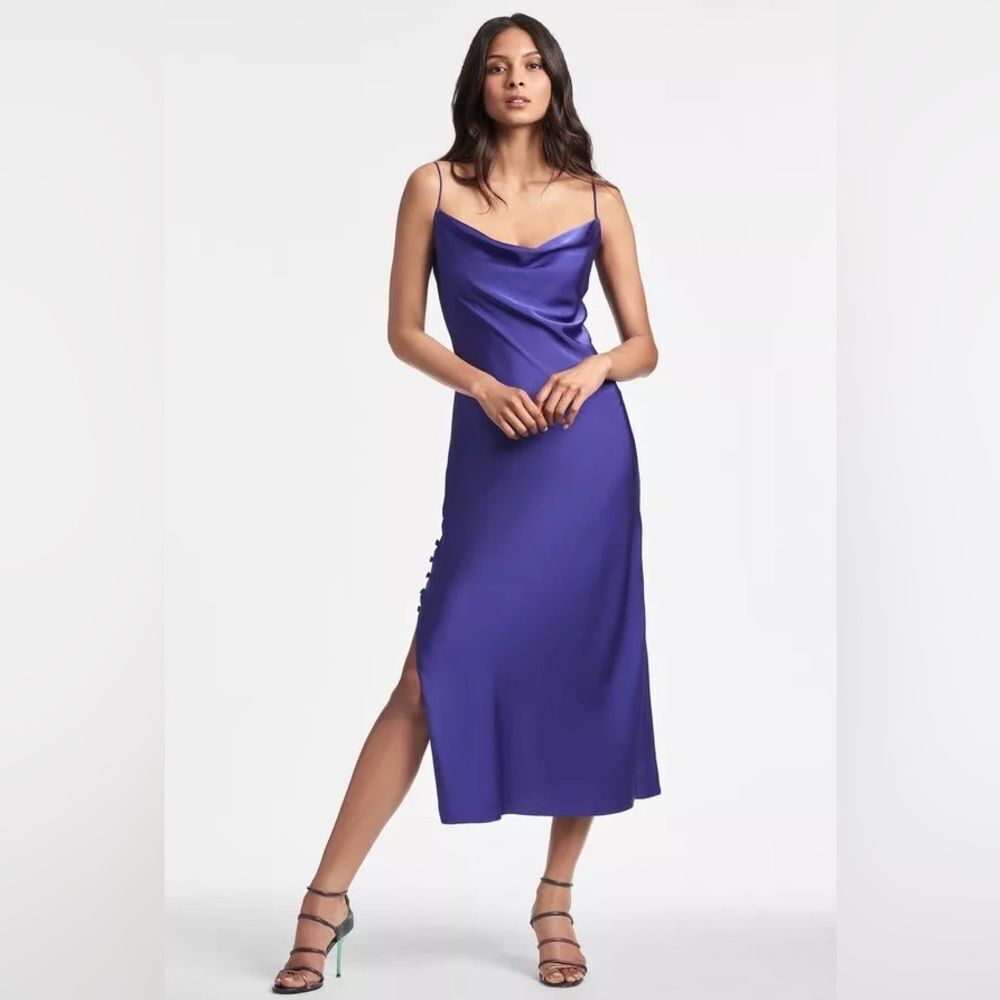 Sachin + Babi Purple Long Sleeve Dress